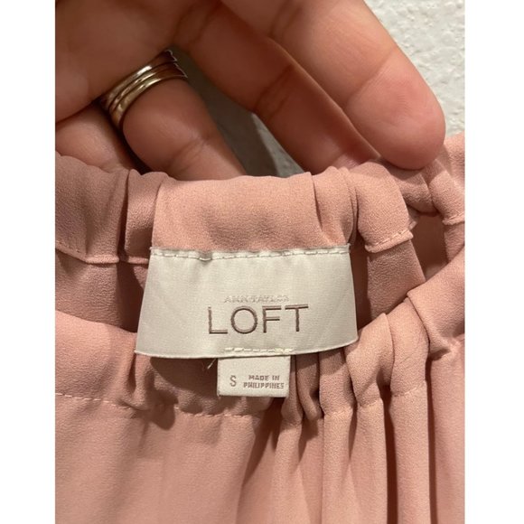 LOFT Pink Sleeveless Blouse - Picture 4 of 5